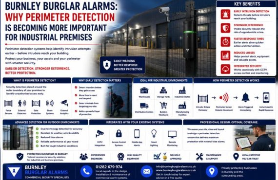 Burnley Burglar Alarms: Why Perimeter Detection Is Becoming More Important For Industrial Premises